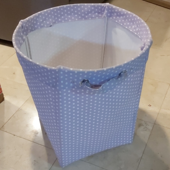 PBK Large Canvas Storage, Lavender Dot